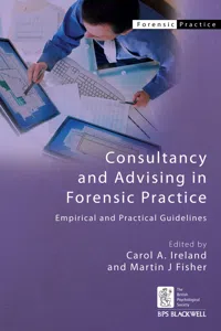 Consultancy and Advising in Forensic Practice_cover