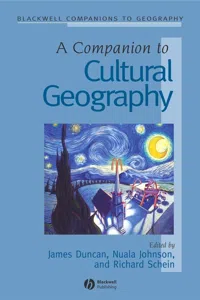 A Companion to Cultural Geography_cover