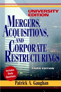 Mergers, Acquisitions, and Corporate Restructurings_cover