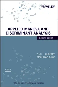 Applied MANOVA and Discriminant Analysis_cover