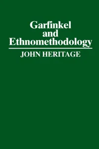 Garfinkel and Ethnomethodology_cover