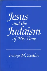 Jesus and the Judaism of His Time_cover