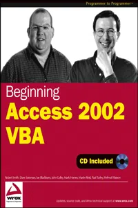 Beginning Access 2002 VBA_cover