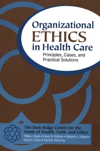 Organizational Ethics in Health Care_cover
