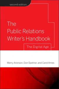 The Public Relations Writer's Handbook_cover