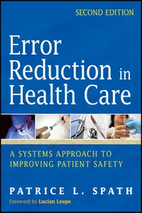 Error Reduction in Health Care_cover