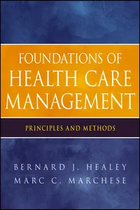 Foundations of Health Care Management_cover