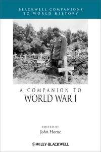 A Companion to World War I_cover