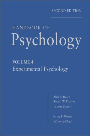 Handbook of Psychology, Experimental Psychology