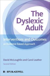 The Dyslexic Adult_cover