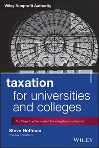 Taxation for Universities and Colleges_cover