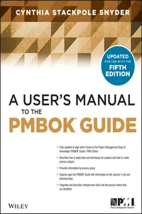 A User's Manual to the PMBOK Guide_cover