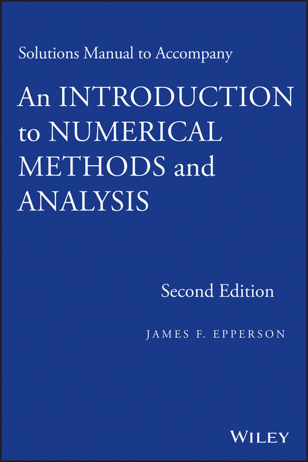 PDF] An Introduction to Numerical Methods and Analysis, Solutions 