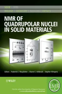 NMR of Quadrupolar Nuclei in Solid Materials_cover