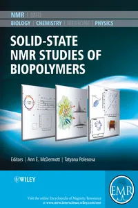 Solid State NMR Studies of Biopolymers_cover