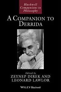A Companion to Derrida_cover