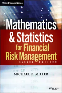 Mathematics and Statistics for Financial Risk Management_cover