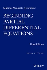 Solutions Manual to Accompany Beginning Partial Differential Equations_cover