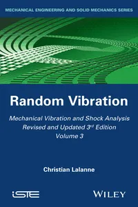 Mechanical Vibration and Shock Analysis, Random Vibration_cover