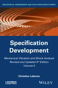 Mechanical Vibration and Shock Analysis, Specification Development_cover