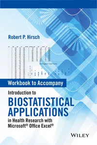 Introduction to Biostatistical Applications in Health Research with Microsoft Office Excel, Workbook_cover