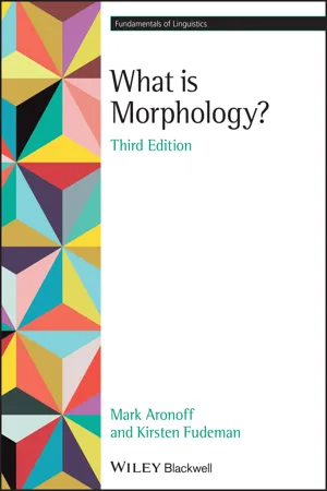 [PDF] What is Morphology? by Mark Aronoff eBook | Perlego