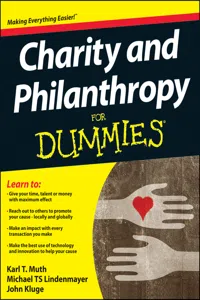 Charity and Philanthropy For Dummies_cover