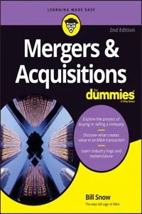 Mergers & Acquisitions For Dummies_cover