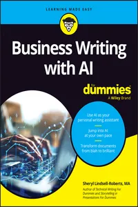 Business Writing with AI For Dummies_cover