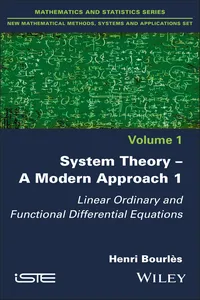 System Theory -- A Modern Approach, Volume 1_cover