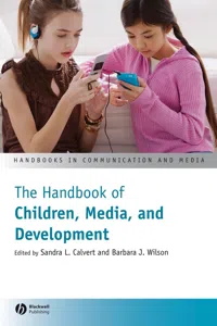 The Handbook of Children, Media, and Development_cover