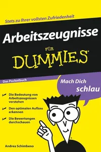 Arbeitszeugnisse für Dummies Das Pocketbuch_cover