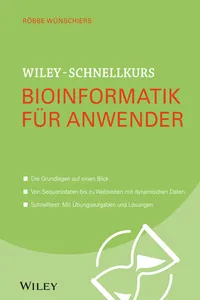 Wiley-Schnellkurs Bioinformatik für Anwender_cover