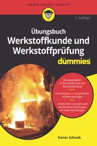 Übungsbuch Werkstoffkunde und Werkstoffprüfung für Dummies_cover