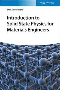 Introduction to Solid State Physics for Materials Engineers_cover