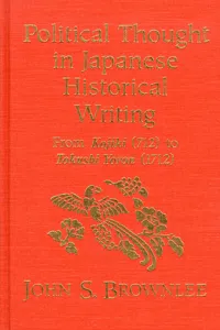 Political Thought in Japanese Historical Writing_cover