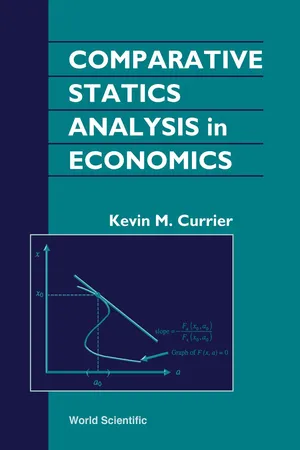 Comparative Statics Analysis in Economics
